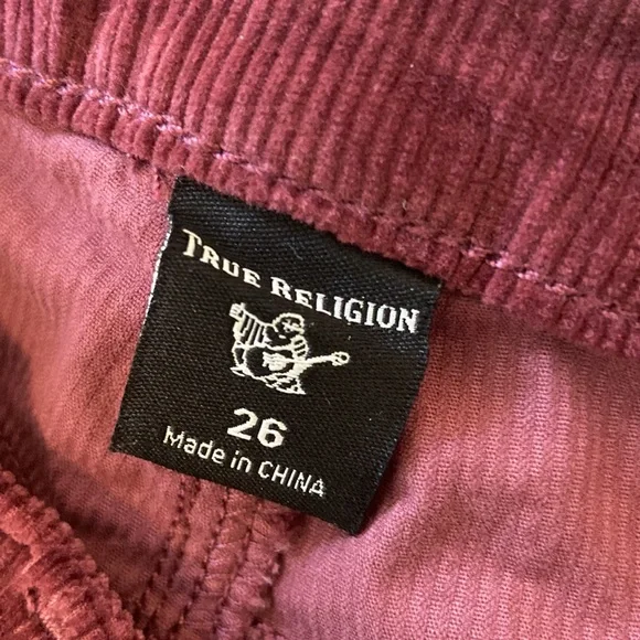 NWT True Religion Halle Stretch Corduroy pants in “Ivy League” - Picture 5 of 11